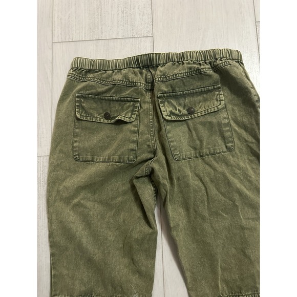 Free People x We The Free Drawstring Pants Sz XS Green - Picture 3 of 9